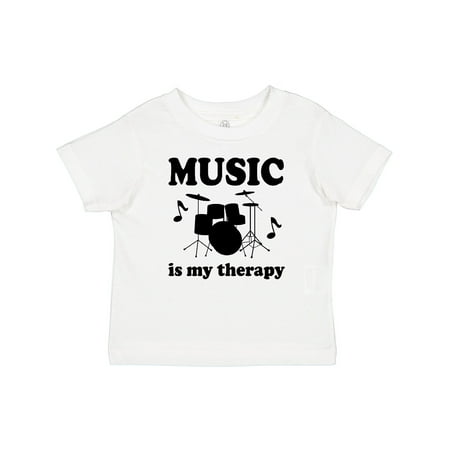 

Inktastic Music is My Therapy Drummer Gift Gift Baby Boy or Baby Girl T-Shirt