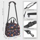 thumbnail image 2 of Disketp Cute Foxes Lonchera Térmica para Mujer y Hombre, Bolsa de Almuerzo Reutilizable e Impermeable para Trabajo, Viajes y Picnic, 2 of 7