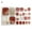 9#, variant on UDIYO 1 Set Toe Nail Stickers Waterproof Self-adhersive Nail Art Women Manicure Toenail Wraps Stickers for Girl