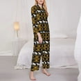 thumbnail image 3 of Daiia traditional Elephant for Women's Long-Sleeved Pajama Set – Soft & Comfortable Sleepwear Button-Up Pajamas Cozy Lounge Wear-X-Large, 3 of 7