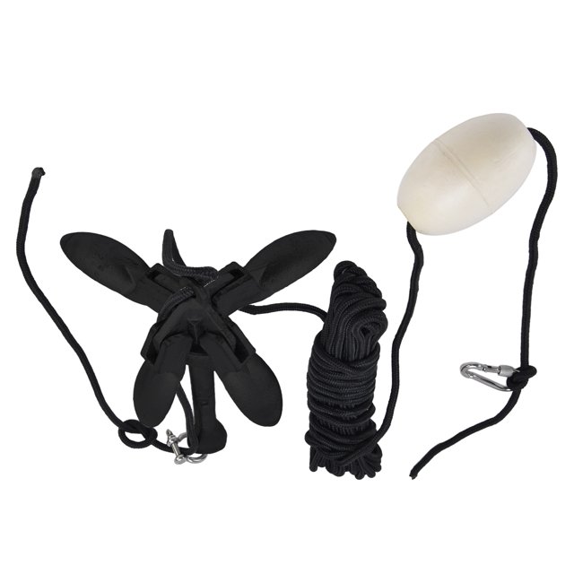 Ancla de barco ANGGREK Anclas de Rezón 4 Platijas 1.5 kg Cuerda Marina de 40 Pies Para barco
