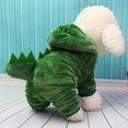 thumbnail image 2 of Ropa para perros, ropa para cachorros y mascotas, sudadera, camisa cálida, ropa de dinosaurio, abrigo cálido de lana de Coral para perros de invierno, 2 of 5