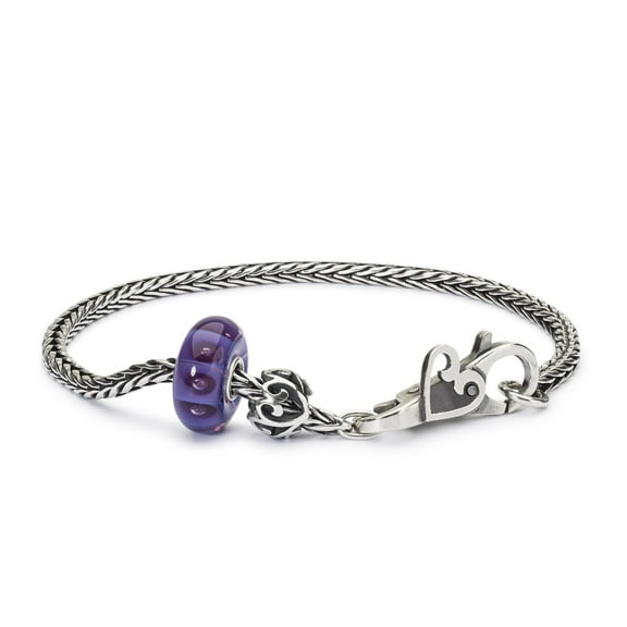 Trollbeads Silver From the Heart Beaded Bracelet, Size 7.5"
