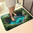 thumbnail image 3 of 3D Stereoscopic Vision Trap Rug, Optical Illusion Hole Rug, Floor Optical Illusion Rugs Cave, Funny Anti Slip All-Weather Doormat Rugs That Looks Like a Hole for Home Office, 3 of 8
