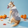 thumbnail image 2 of Vibrant Life Halloween Hoodie for Dogs, Lil' Boo, Gray, L, 2 of 8