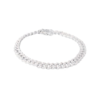 Bracelet Ajustable De Mariée Nadri - Pierres Cz (Strass) Sur Argenté - Neuf Avec étiquettes
