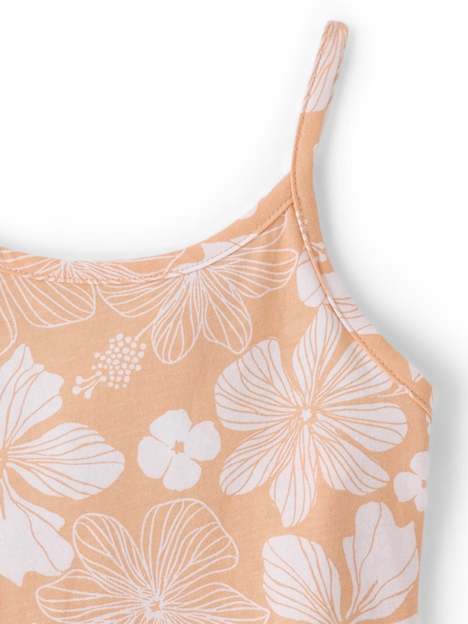 The Children's Place Girls Sleeveless Printed V-Waist Flutter Romper, Sizes XS-XXL
