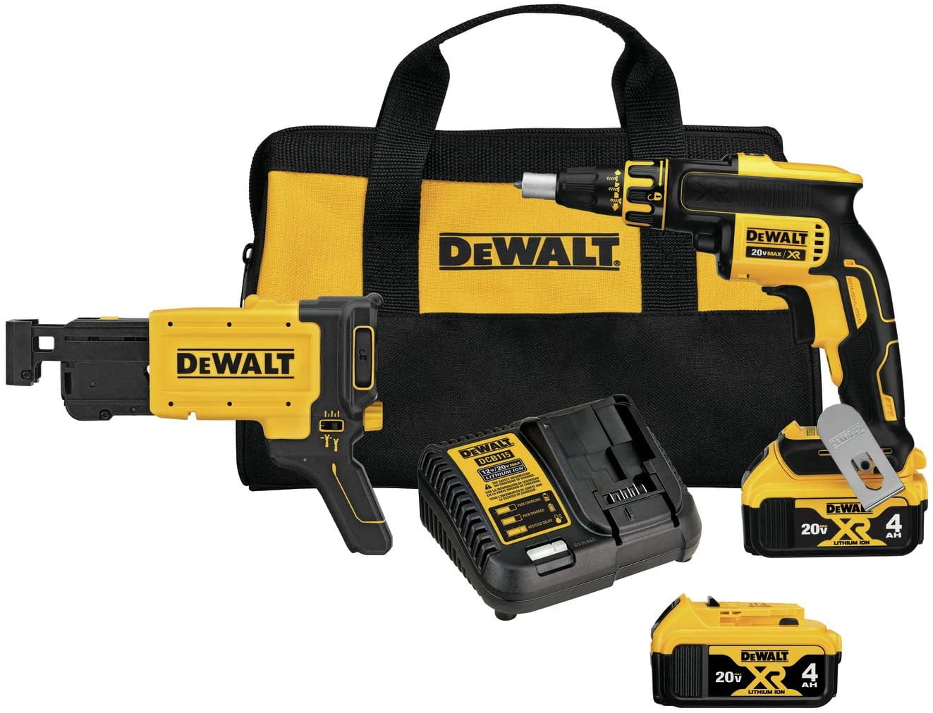 DewaltDCF620CM2 Drywall Screw Gun Kit with Collated Drywall Screwgun