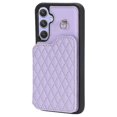 thumbnail image 2 of Funda con textura de cuadrícula y cordón para Samsung Galaxy A54 5G (negra), 2 of 5