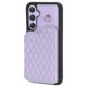 thumbnail image 2 of Funda con textura de cuadrícula y cordón para Samsung Galaxy A54 5G (negra), 2 of 5