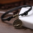 thumbnail image 6 of SmartBy 12 Constellations Round Charm Faux Leather Rope Anklet Foot Chain Ankle Bracelet, 6 of 7