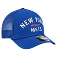 thumbnail image 3 of Men's-New Era  Royal New York Mets Minimalist 9FORTY A-Frame Adjustable Hat, 3 of 6