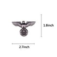 thumbnail image 3 of WW1 WW2 German Eagle Cthulhu Badge Lapel Pin Military Army Brooch, 3 of 5