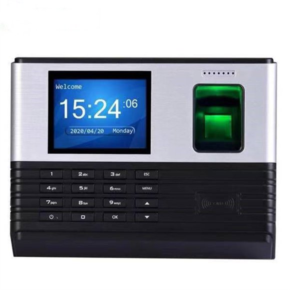 Smart Attendance Machine Time Clocks For Employees Small Business AL355 WIFI TCP IP Fingerprint Password Swipe Attendance Machine ,Easy to Use