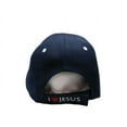 thumbnail image 2 of JESUS RELIGIOUS FBI FIRM BELIEVER IN JESUS Blue COLOR CHRISTIAN HAT BALL CAP, 2 of 4