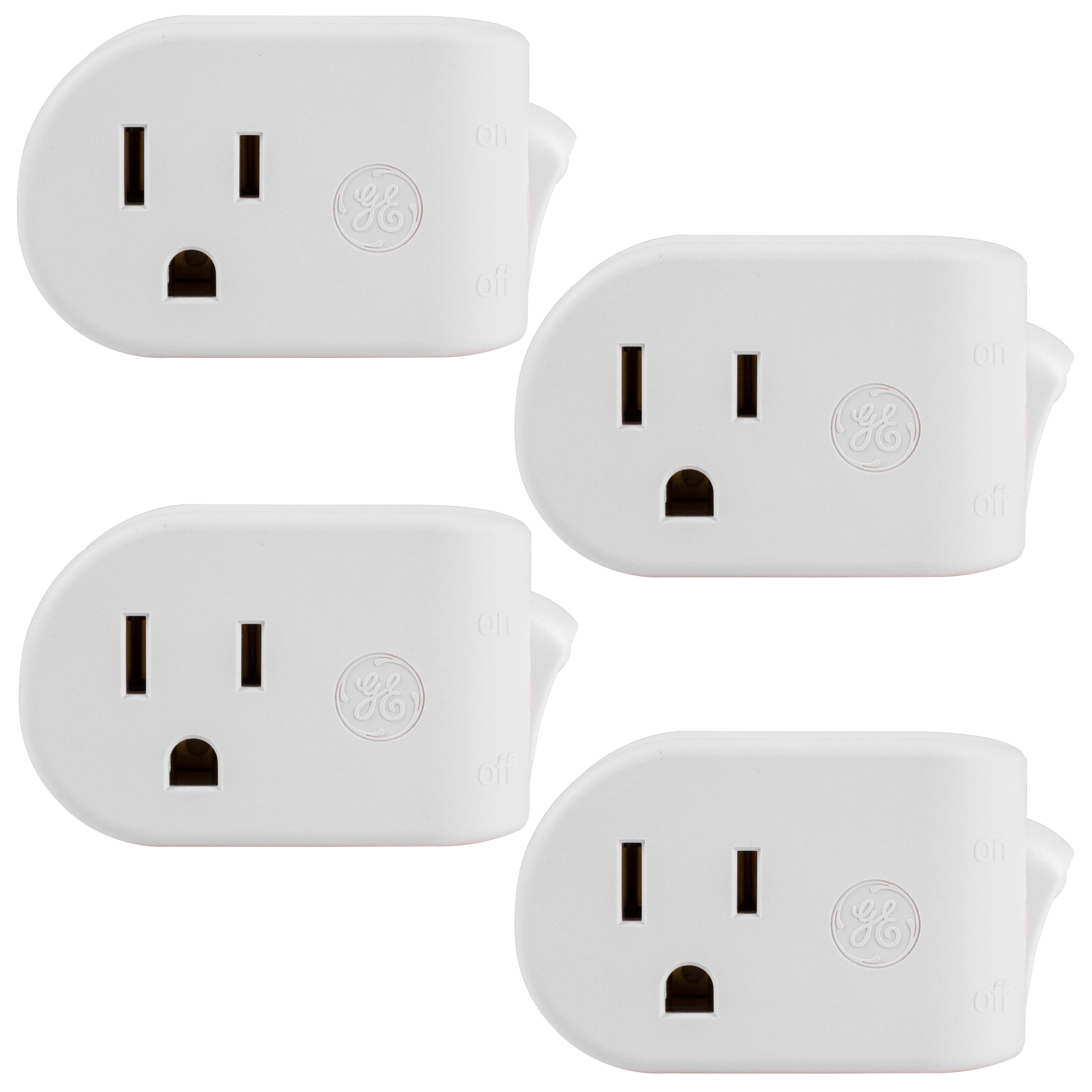 UltraPro Grounded ON/OFF Power Switch White, 4pk 46844
