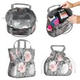 thumbnail image 2 of Pioneer Flower Floral Print Pattern Drawstring Lunch Bag Women - Drawstring Lunch Bag Insulated for Work Office - Stain-Resistant Large Lunchbags for Women with Multi-Pockets, 2 of 6