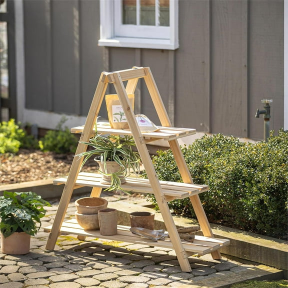 3 Tier Fir Planter Shelves