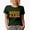 Military Green, variant on Merry Babe, Christmas or Winter Season Themed, Groovy Retro Wavy Text Merch Gift, Military Green T-Shirt, Large