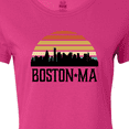 thumbnail image 4 of Inktastic Boston Massachusetts Skyline Sunset Women's T-Shirt, 4 of 5