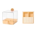 thumbnail image 1 of Parrot Bathing Basin Bird Bowl Multi-Purpose Splash-Proof Cockatiel Cage Accessories, 1 of 6