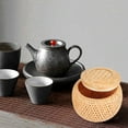 thumbnail image 5 of Set of 2 Bamboo Baskets with Lid for Storing Small Items Storage Box, 5 of 7