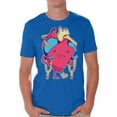 thumbnail image 1 of Awkward Styles Anti-Valentine's Day T-Shirt Broken Heart T Shirts for Men Singles, 1 of 4