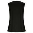 thumbnail image 6 of Kaemgyyd Plus Size Tank Tops for Women Casual Summer Sleeveless Ladies Basic Tshirt Loose Fit V Neck Work Office Shirt, 6 of 7