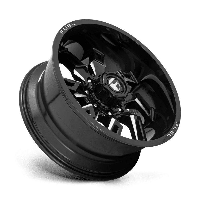 Fuel D747 Lockdown 20X10 6X135 -18Et 125.1Cb Gloss Black Milled