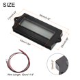 thumbnail image 2 of 2Pcs DC6-63V Battery Meter LCD Digital Display Battery Capacity Voltage Indicator Internal Install (Blue), 2 of 7