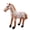 Light Brown Spots, variant on Standing Horse Plush Toy Stuffed Animal, Realistic Lifelike Horse Plush Figure, Soft Decorative Horse Doll for Home Décor, Living Room Display, Cozy Gift for Animal & Horse Lovers