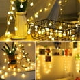 thumbnail image 5 of 16.4ft Battery Operated LED String Lights, 40 LEDs Globe Decorative Fairy Lights, Warm White, for Party, Garden, Patio, Bedroom, D, 5 of 7