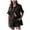 Black, variant on RMGVDSD Women's 2 Piece Outfits Summer Short Sets Short Sleeve Button Down Shirt Tops And Casual Shorts Suit Comfort Fit Workout Outfit