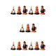 thumbnail image 1 of Cateissary 3 Pieces Halloween Action Figures Set Layout Style Figurine Festival Scene Tabletop Gift Desktop Kids Adornment Toys Cartoon Type2 NO2, 1 of 6