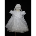 thumbnail image 5 of New Baby Girl Christening Baptism Formal Dress Gown New Born to 30 months white, 5 of 10