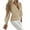 Beige-07, variant on Women Sexy Sheer Lantern Sleeve Tops Deep V Neck Ruched Shirt Slim Date Night Club Clothes