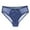 Blue, variant on Seductiva Womens Underwear Cotton Hipster Panties Ladies Fashion Lace Trim Briefs Waist Breathable Lightweight Plus Size Soft Briefs 1PC