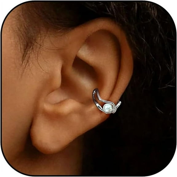 Ear Cuffs Non Piercing Ear Cuff Earrings Gifts Trendy Stuff 14K Gold Plated Earrings For Women Hypoallergenic Non Pierced Clip On Cartilage Earring Set Jewelry[Z1]