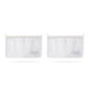 thumbnail image 4 of Billuyoard Bolsa de malla de almacenamiento para refrigerador, organizador colgante de doble compartimento, bolsa de organización de plástico Type5 NO5, 4 of 6