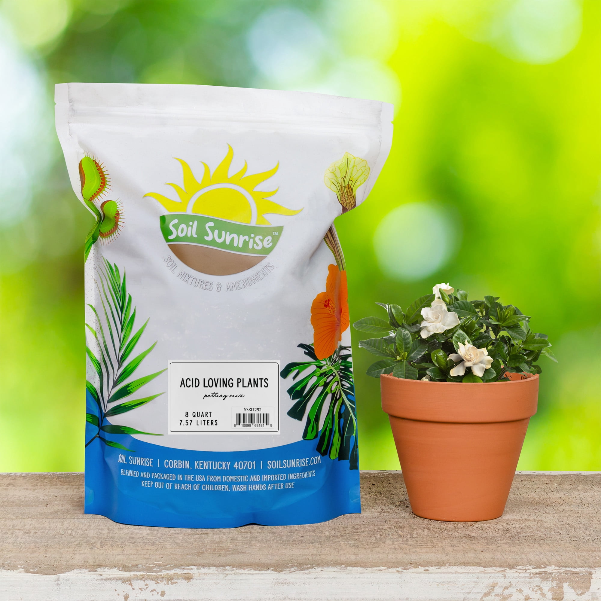 Acid Loving Plant Potting Soil Mix (12 Quarts), Premium Container Blend pH  Balanced for Azaleas, Rhododendrons, Blueberries and More