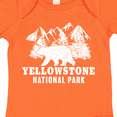thumbnail image 4 of Inktastic Yellowstone National Park with Bear Mountains and Trees Boys or Girls Baby Bodysuit, 4 of 5