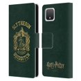 thumbnail image 1 of Head Case Designs Officially Licensed Harry Potter Deathly Hallows X Slytherin Quidditch Leather Book Wallet Case Cover Compatible with Google Pixel 4, 1 of 6