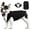 Black, variant on Dog Tuxedo for Large Dogs, Formal Dog Suit and Tie, Gentle Dogs Wedding Party Suit Bow Tie Shirt, Pet Wedding Outfit with Detachable Bowtie Collar for Christmas Halloween Dress Up