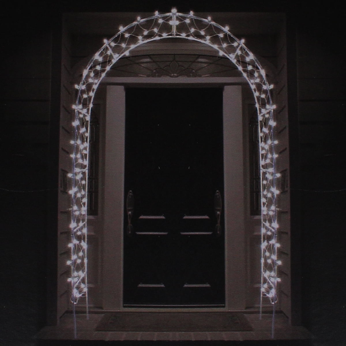 8' Lighted Entryway Front Door Archway Christmas Yard Art Decoration