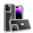 thumbnail image 2 of 3 in 1 Heavy Duty Armor Shockproof Phone Case For iPhone 15 14 13 12 11 Pro Max Anti Shock Transparent Rugged TPU&PC Back Cover, 2 of 4