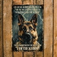 thumbnail image 7 of German Shepherd Tin Sign Black Dog Metal Tin Sign Vintage Metal Tin Sign 12×8inch I Am The Storm Funny Wall Decor Tin Signs for Home Bar Shop Coffee Decoration, 7 of 7