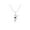 Silver, variant on Krishna Flute Leaf 925 Sterling Silver Gold Vermeil 5x3mm Pear Labradorite Religious Necklace