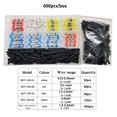 thumbnail image 2 of Amdohai 600pcs Heat Shrinkable Solder Ring Wiring Terminals Connection Terminal Heat Shrinkable Type Waterproof Connecting Terminal Kit Heat Shrink Tube Insulating Heat shrinkable Terminals, 2 of 7