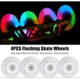 thumbnail image 3 of Roues de Patinage en Ligne, 4 Pcs Roues de Patinage Clignotantes à LED, Roue de Rechange 72mm pour Enfants et Adolescents, 3 of 4