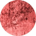 thumbnail image 1 of Ahgly Company Indoor Round Oriental Red Industrial Area Rugs, 5' Round, 1 of 4